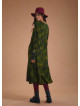 Loose Fit Tiered Long Puff Sleeve Dress